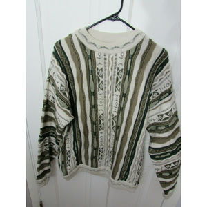 Vtg Purely Australian Clothing Co Sweater Men's Medium Pure Wool Coogi Style